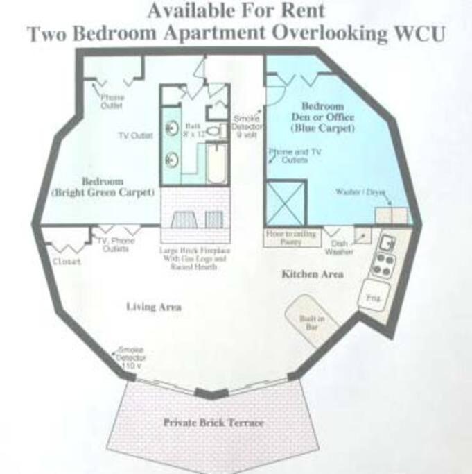 2 Bedroom Apartment Overlooks Wcu And Cullowhee Nc - Smoke And Pet Free Силва Екстериор снимка